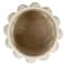 Hello Honey® White Raised Dots Stoneware Canister with Acacia Wood Lid